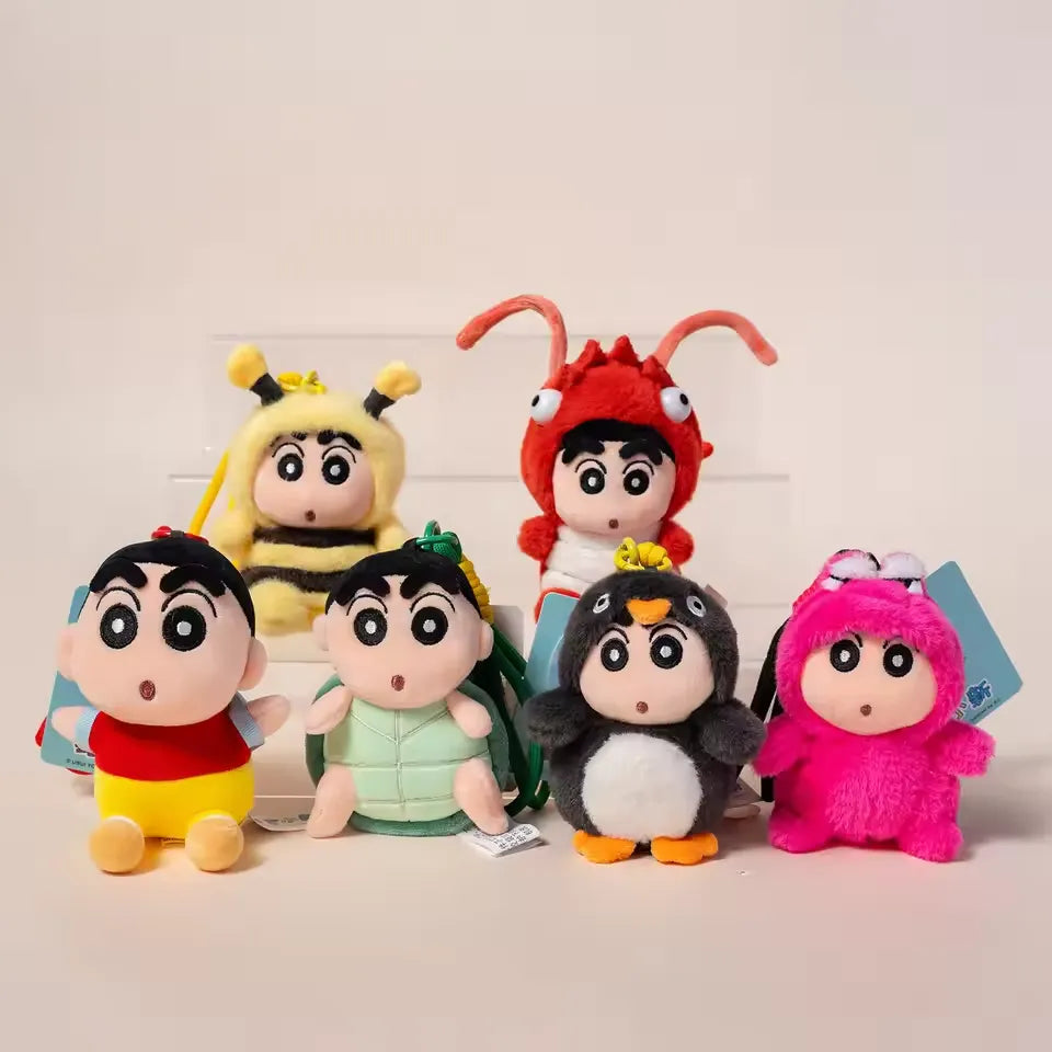 Shinichan Critter Squad Plush Keychain
