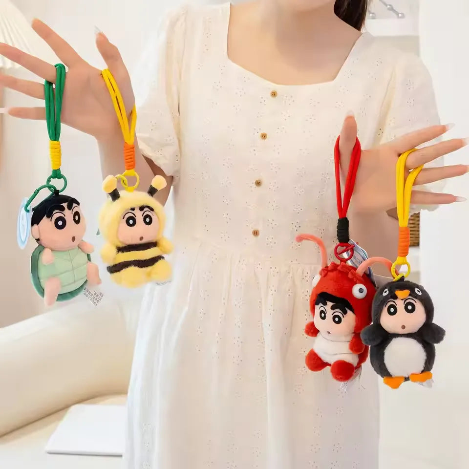Shinichan Critter Squad Plush Keychain