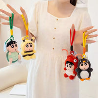 Shinichan Critter Squad Plush Keychain