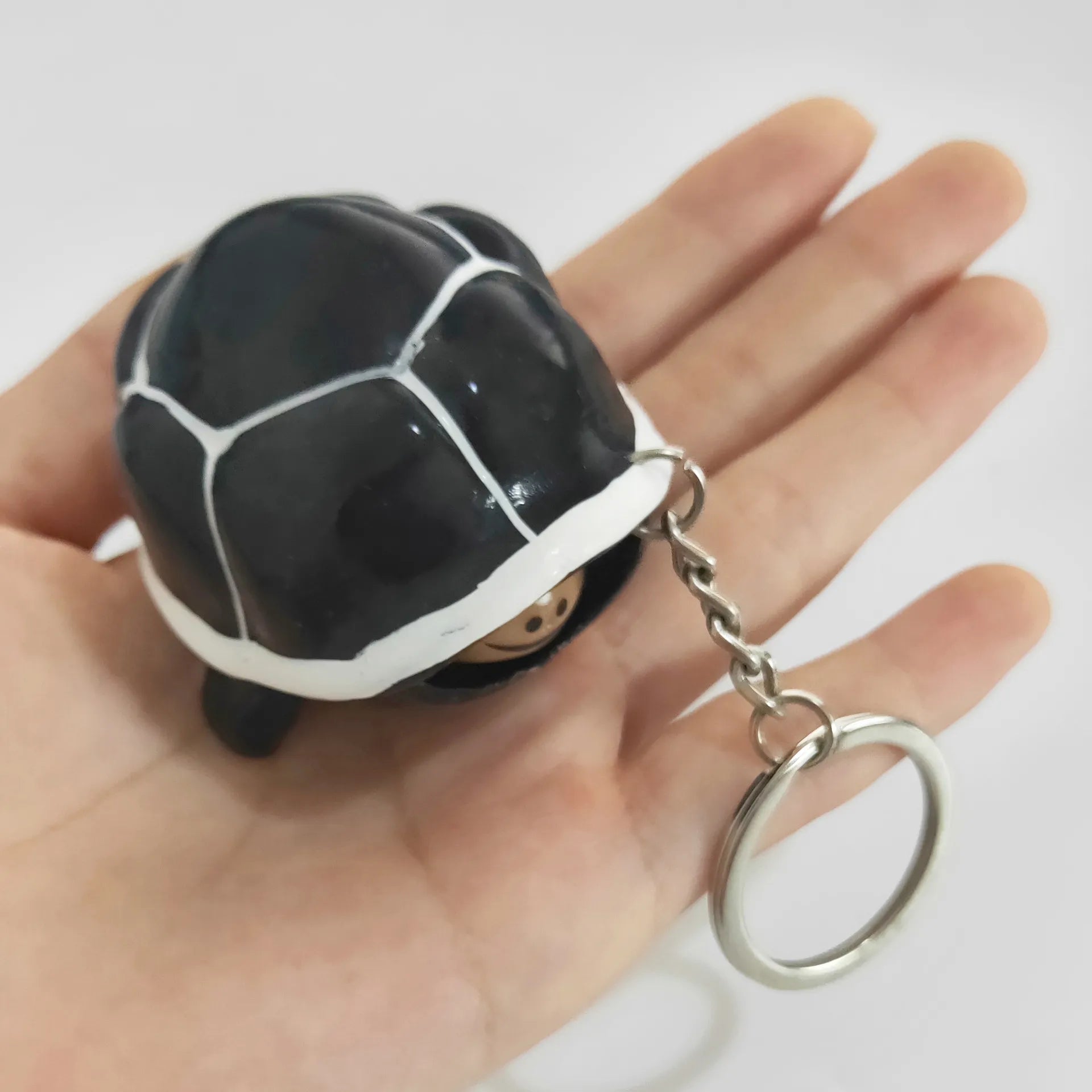 Pop-Out Peekaboo Turtle Squishy Keychain
