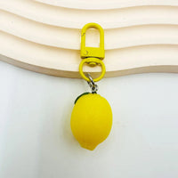 3D Creative Simulation Fruit Keychain