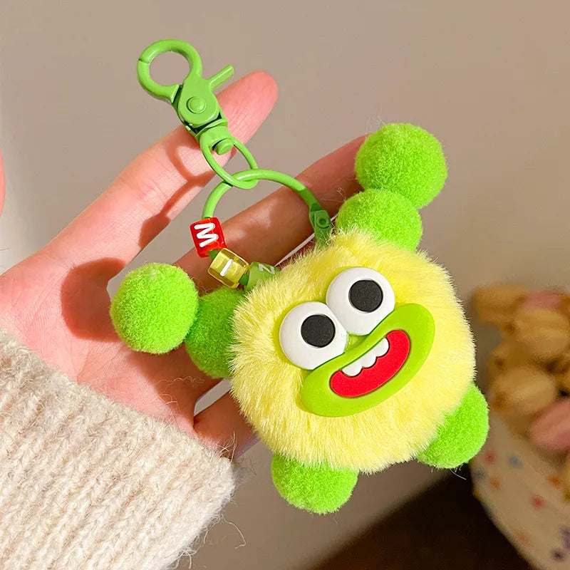 Sausage Mouth Clown Plush Keychain