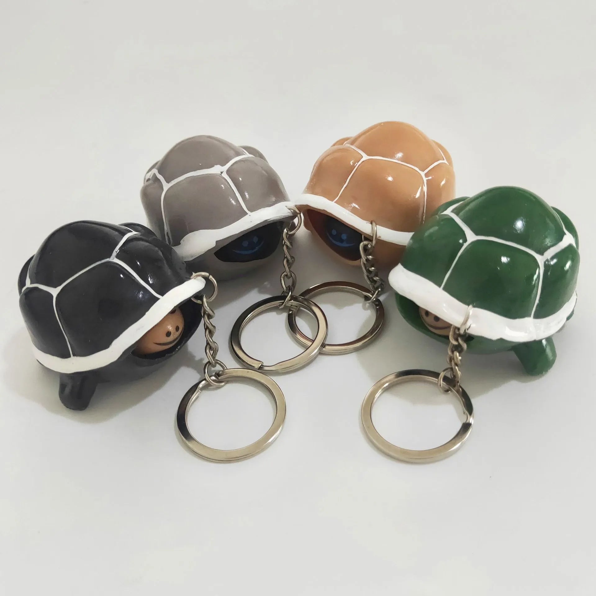 Pop-Out Peekaboo Turtle Squishy Keychain