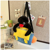Fuzzy Pingu Pal Plush Backpack