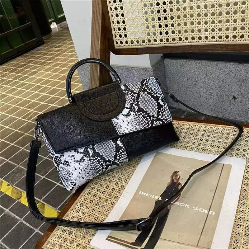 Glam Croc Clutch Bag