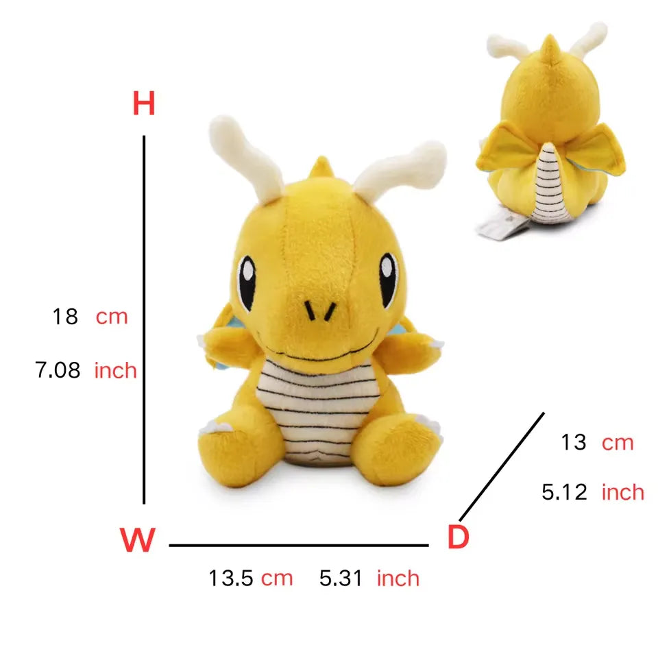 Pokemon Dragonite Q-Edition Plush (18 cm)