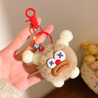 Sausage Mouth Clown Plush Keychain