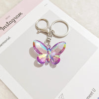Glimmerwing Butterfly Crystal Keychain