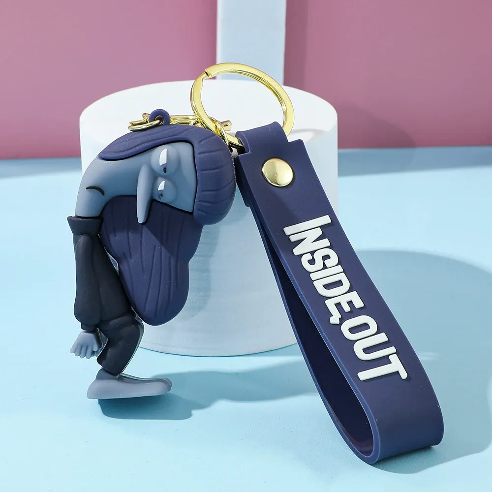 Inside Out Emotions 3D Keychain