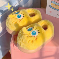 SpongeBob SquarePants Plush Fleece Slippers