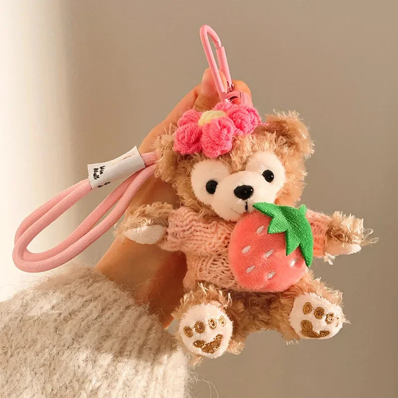 Duffy Bear Sweater Season Plush Keychain