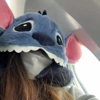 Stitch Hooded Travel Neck Pillow