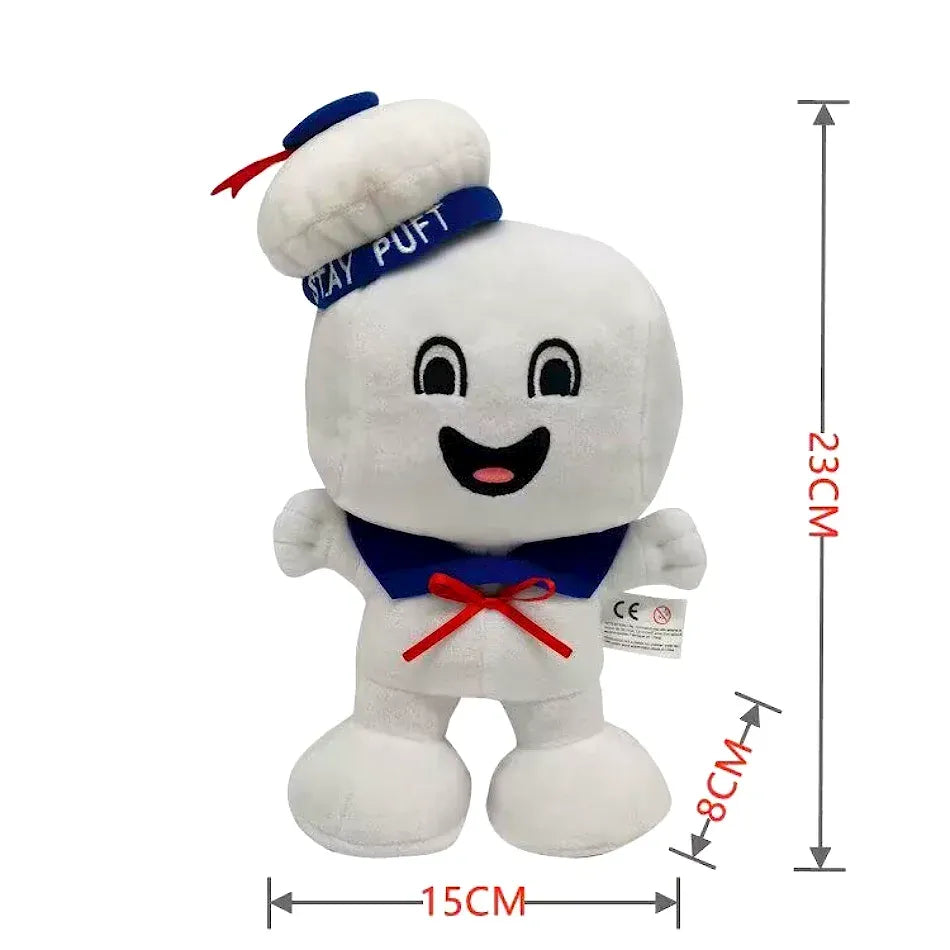 Ghostbusters Stay Puft and Slimer Plushies (22 cm)
