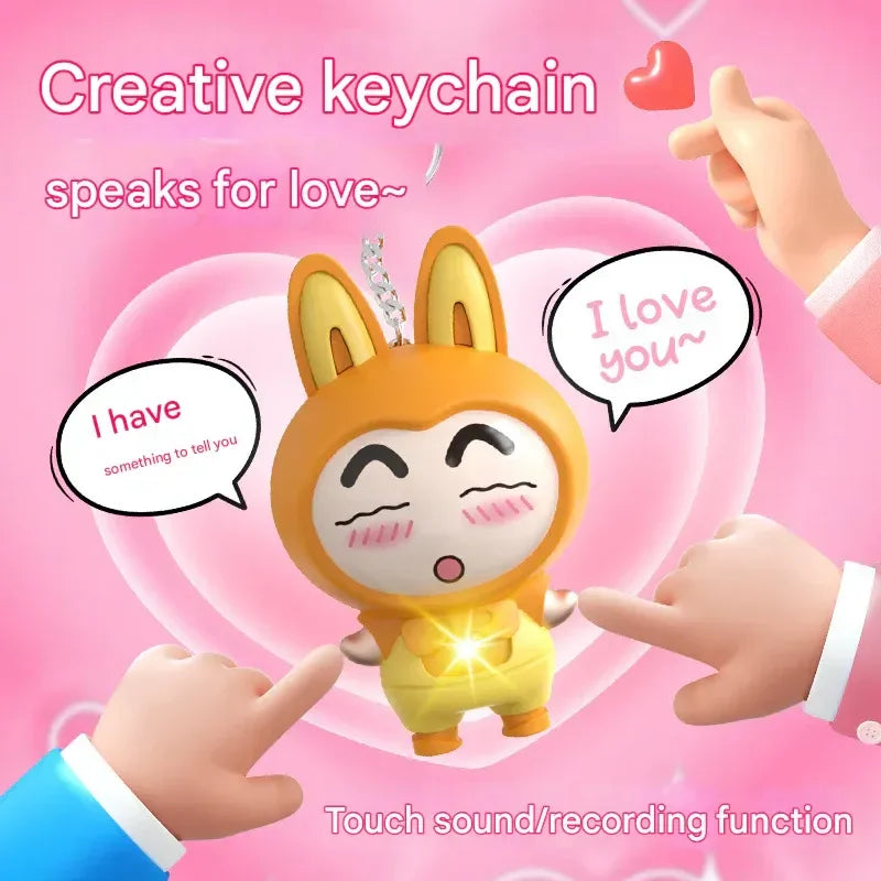 Magic Message I Love You Keychain