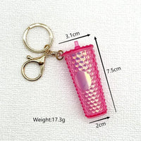 StarBX Glitter Glow Tumbler Keychain