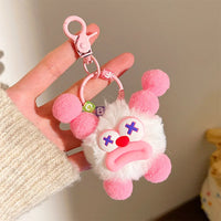 Sausage Mouth Clown Plush Keychain