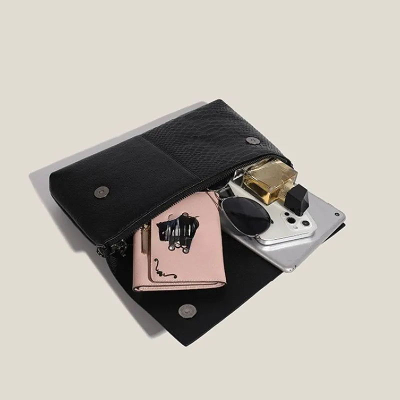 Glam Croc Clutch Bag
