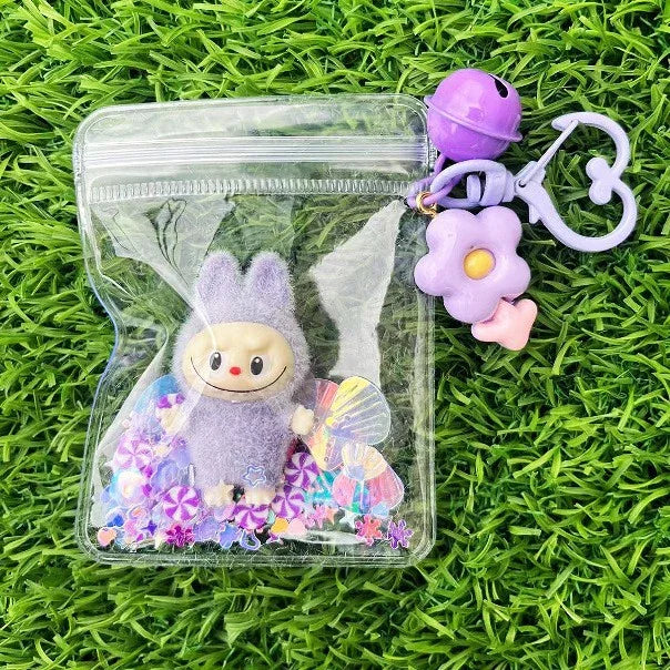 Mini Labubu Grain Pouch Keychain