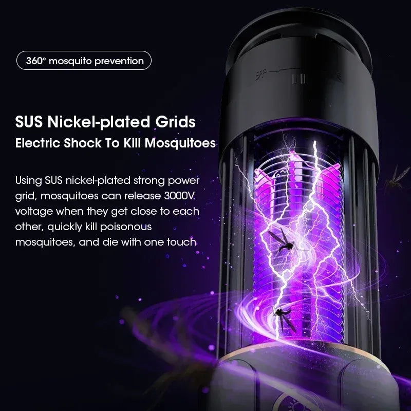 Guardian Glow 2-in-1 Smart Cyber-Shield Mosquito Terminator