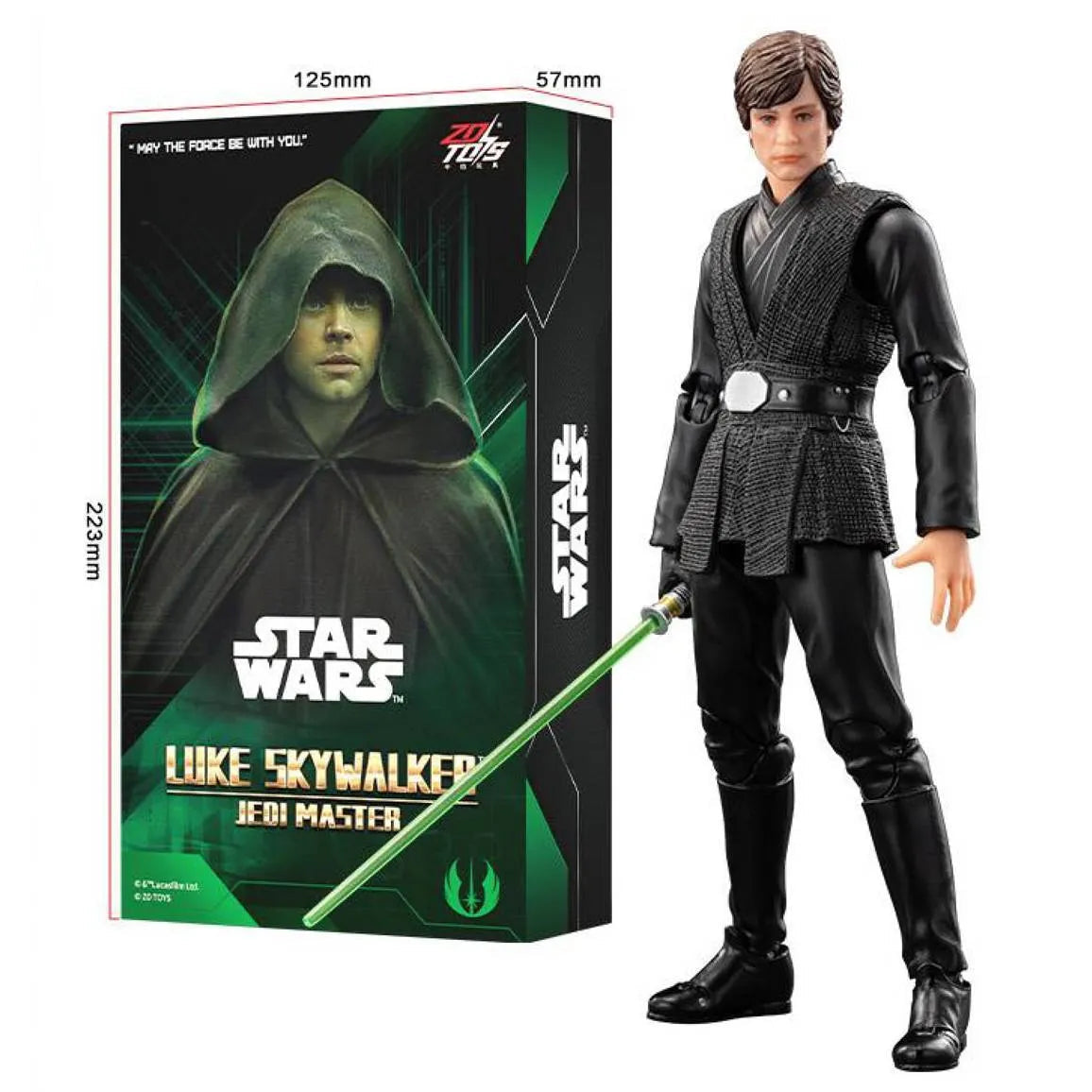 ZD Toys Star Wars Luke Skywalker Jedi Master Figure (18 cm)