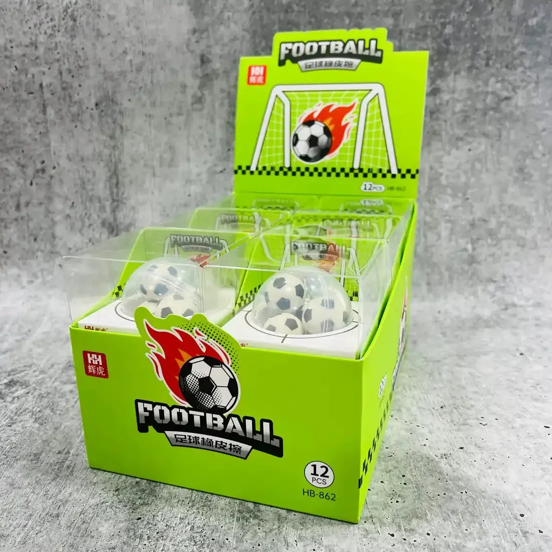 Game-On Football Eraser (Set of 4)