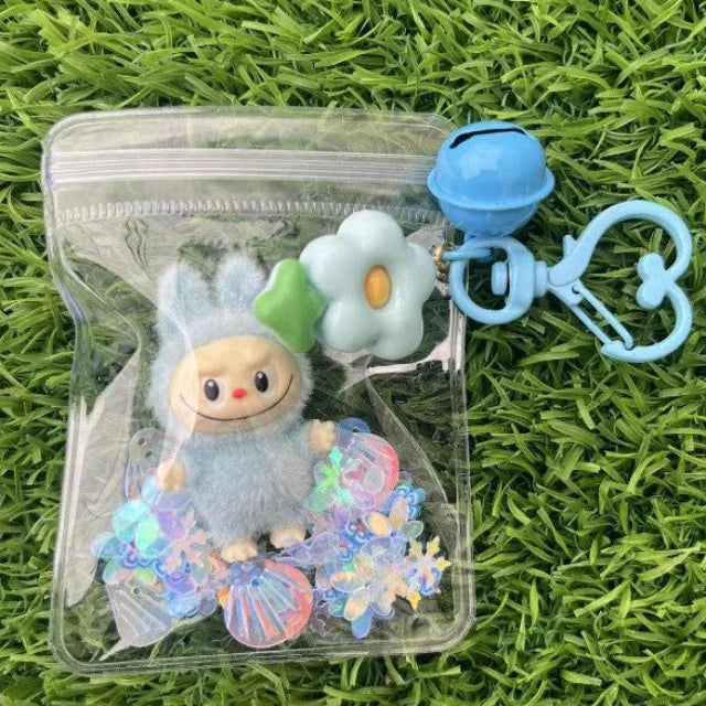 Mini Labubu Grain Pouch Keychain