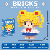 Bricks Anime Micro Building Blocks