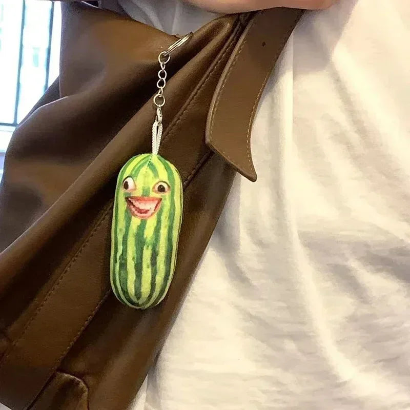 Meme Melon Stuffed Keychain