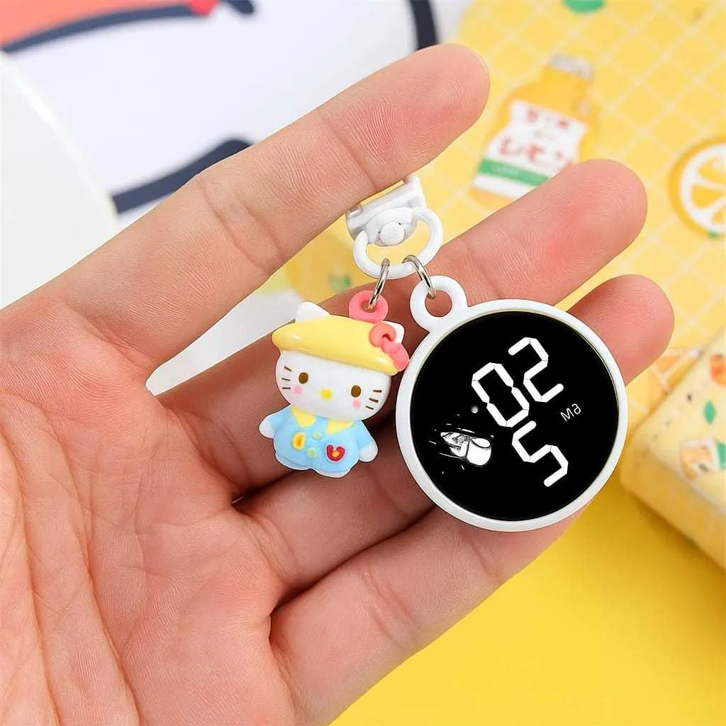 Sanrio LED Digital Clock Keychain