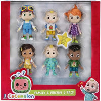 Cocomelon family and friends figurine set in packaging