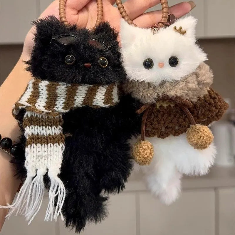 Realistic Kitten DIY Plush Keychain
