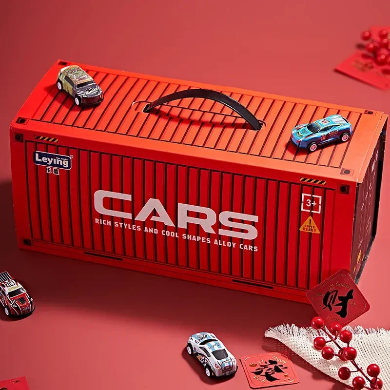 Turbo Container Alloy Cars (Set of 48 Pcs)