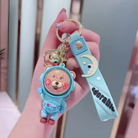Space Charming Animal Keychain