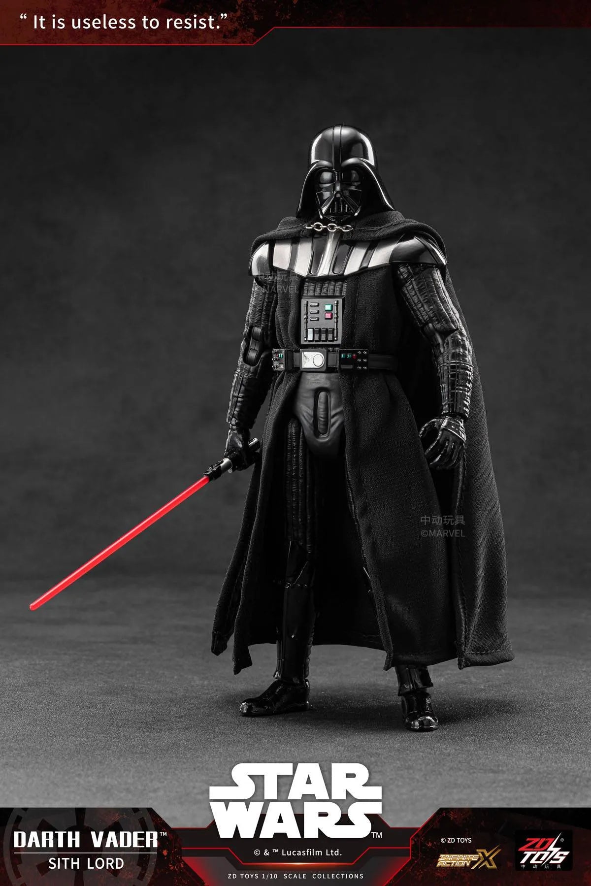 ZD Toys Star Wars RoJ Darth Vader Figure (18 cm)