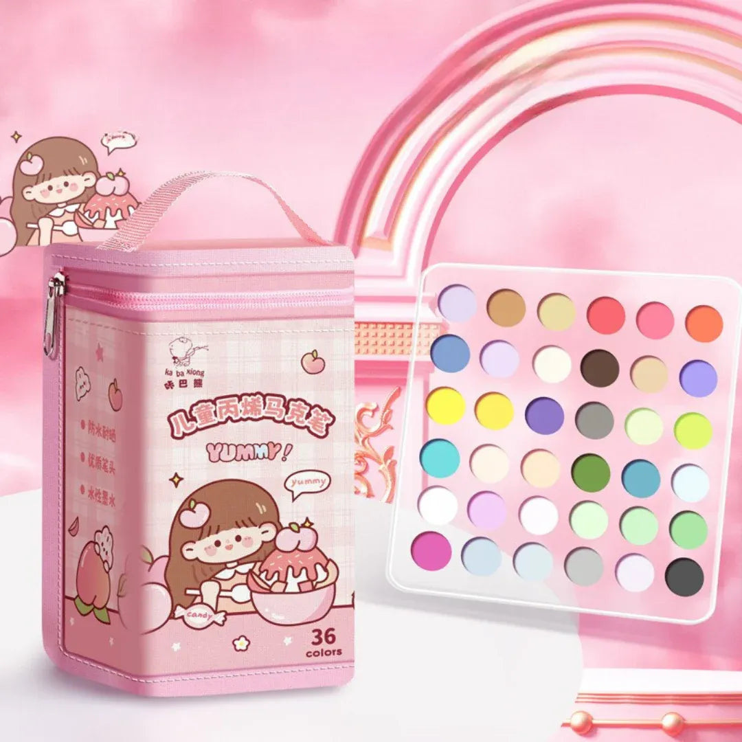 Kawaii Acrylic Studio Marker Pen Set