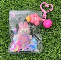 Mini Labubu Grain Pouch Keychain