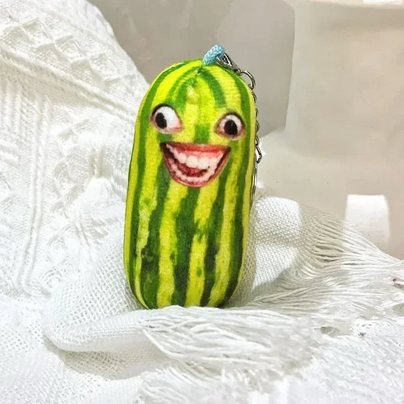 Meme Melon Stuffed Keychain
