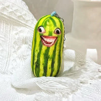 Meme Melon Stuffed Keychain