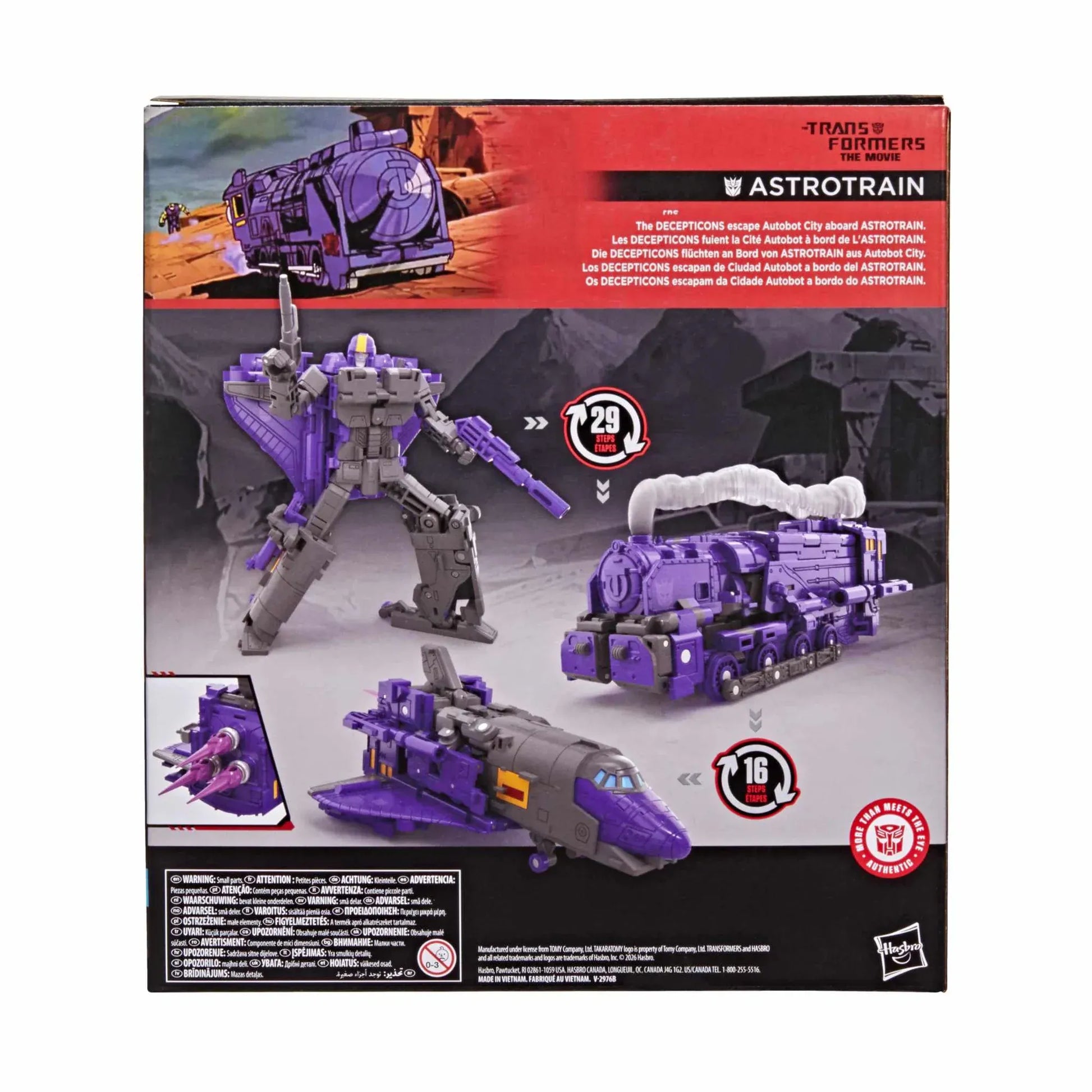 Transformers SS Voyager Class Astrotrain Triple Changer