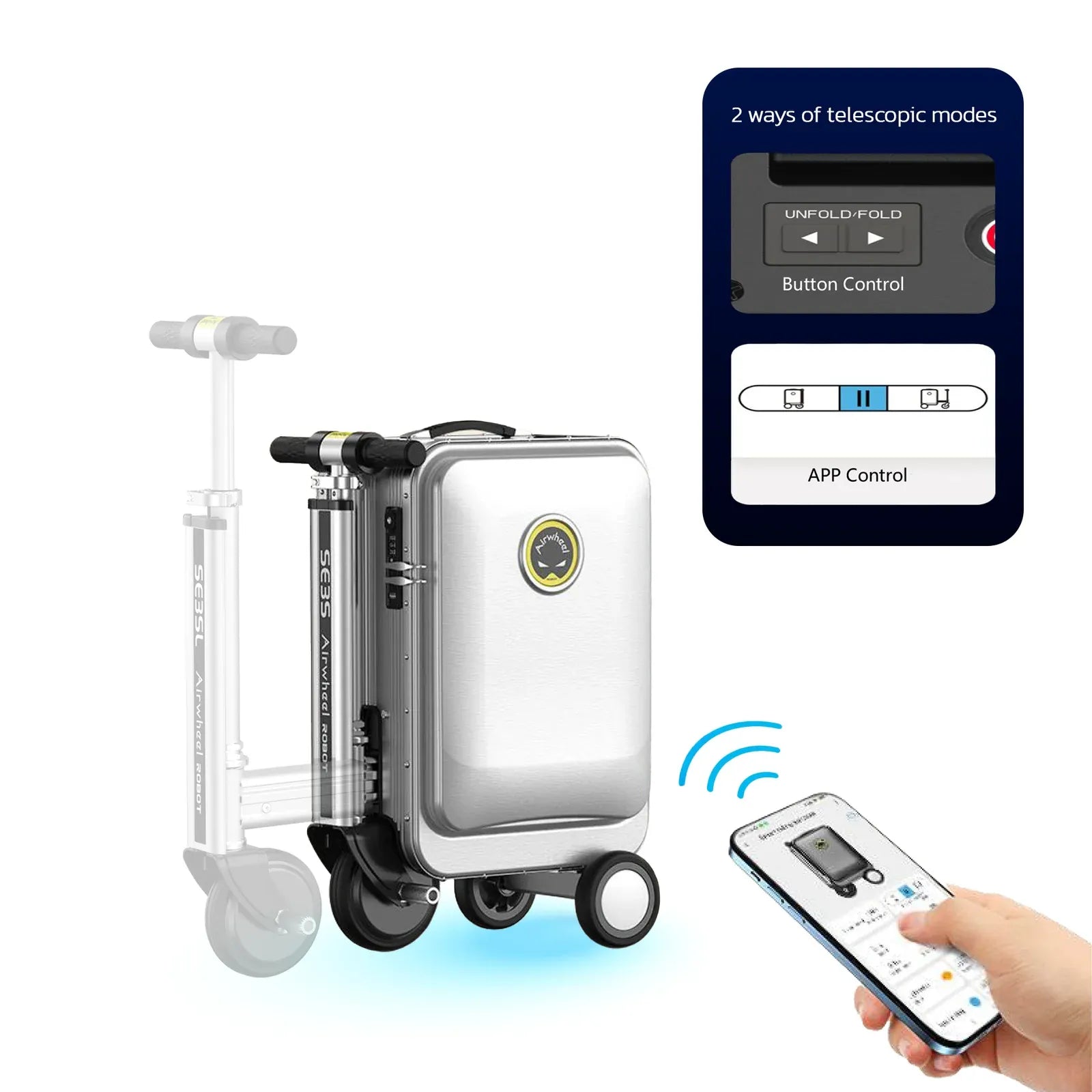 Airwheel SE3SL- The Most Advanced Smart Riding Suitcase