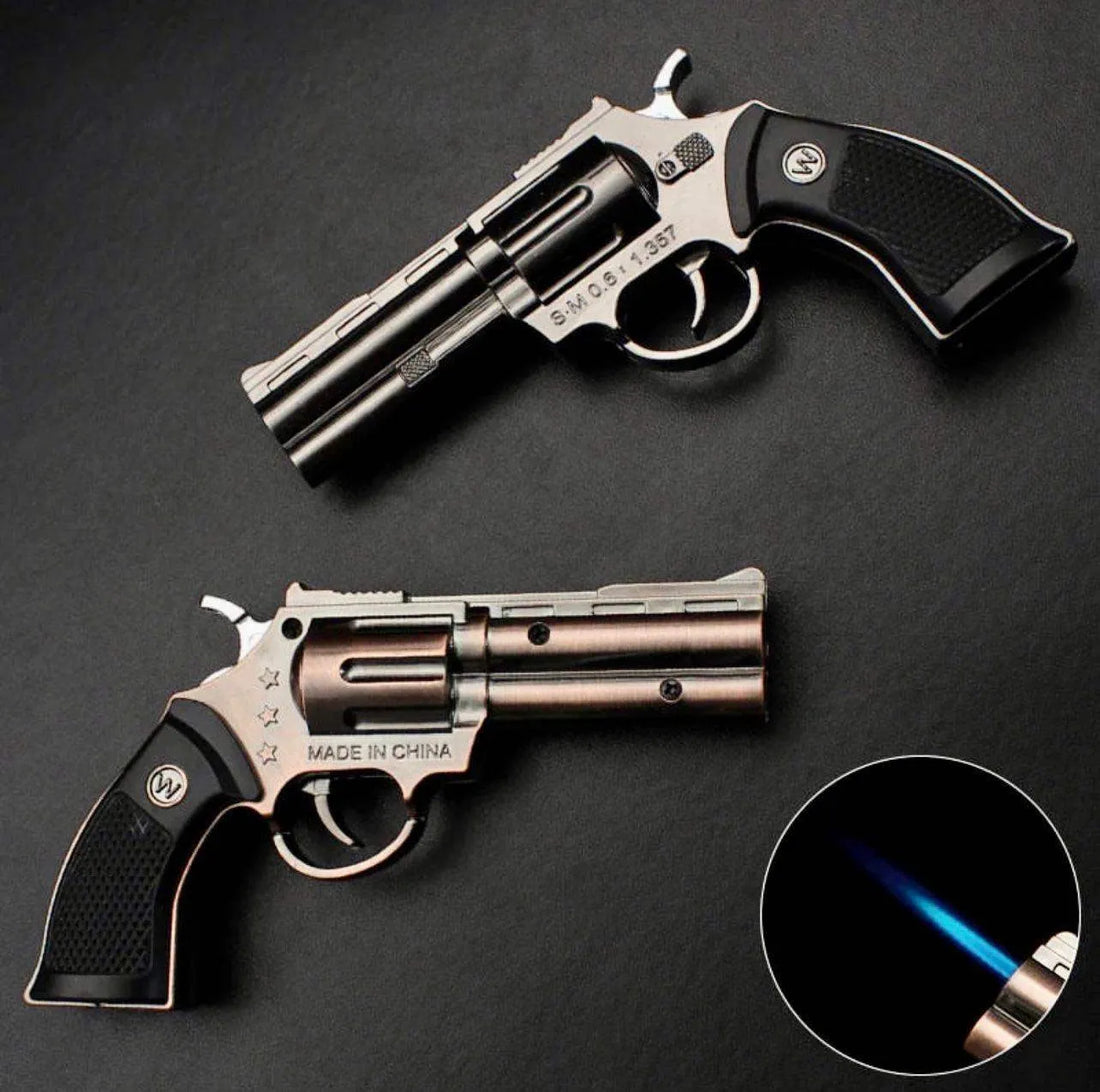 Realistic Revolver Windproof Lighter
