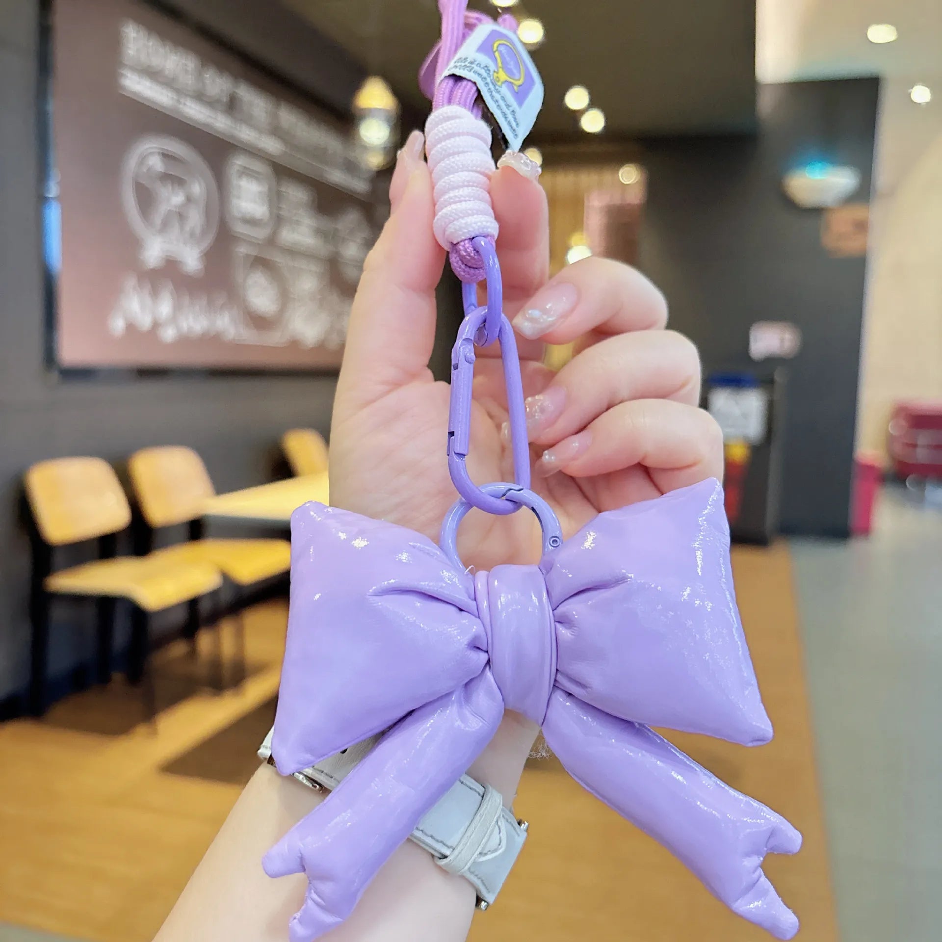 Fashion Statement Bow Rope Keychain