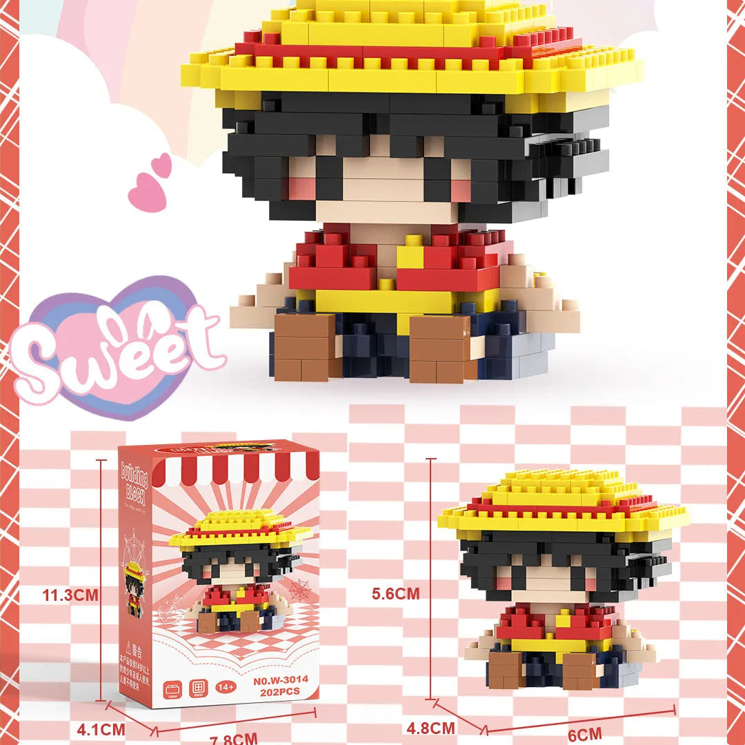 Bricks Anime Micro Building Blocks