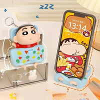 Sleepy Shinichan Phone Stand Keychain