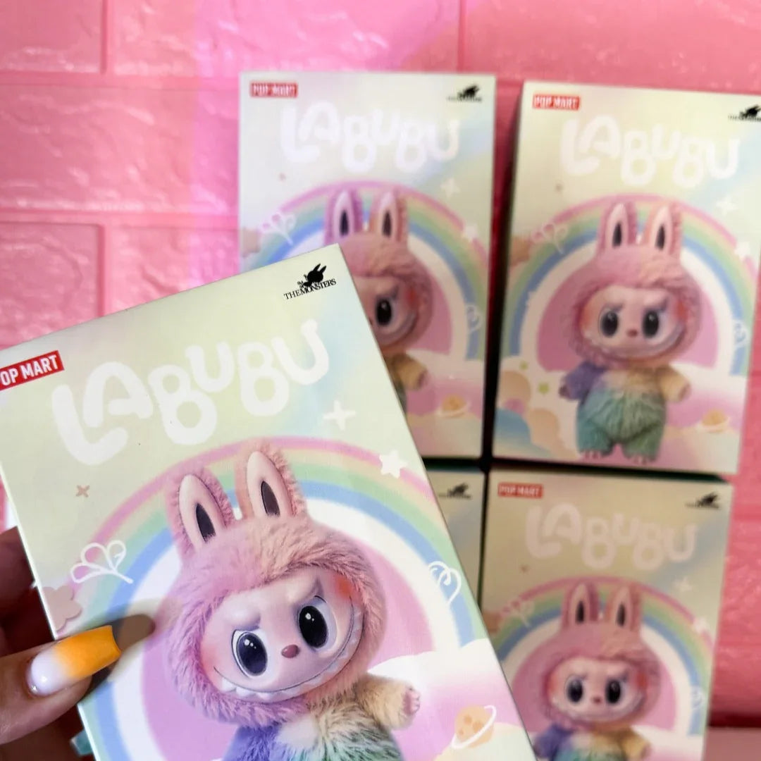 Labubu The Monsters Secret Rainbow Plush Pendant