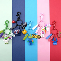 Brick Brigade Hero Blocks Keychain