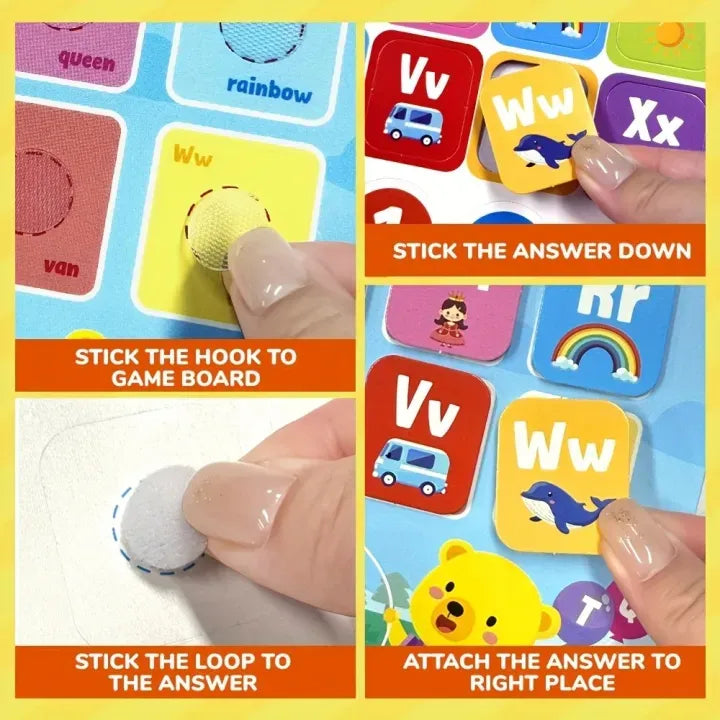 Learning & Fun 6-in-1 Interactive Montessori Busy Book
