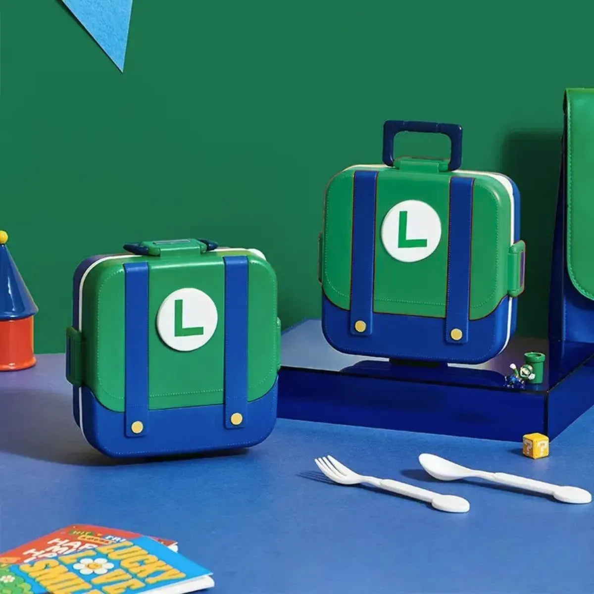 The Super Mario Bros 3-Compartment Bento Lunch Box