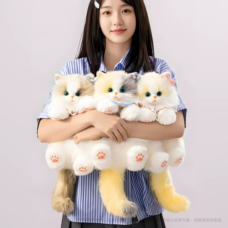 Bear Hugs Mini Ragdoll & Persian Cat Plush Backpack
