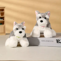 Dapper-Dog Schnauzer Plush Keychain